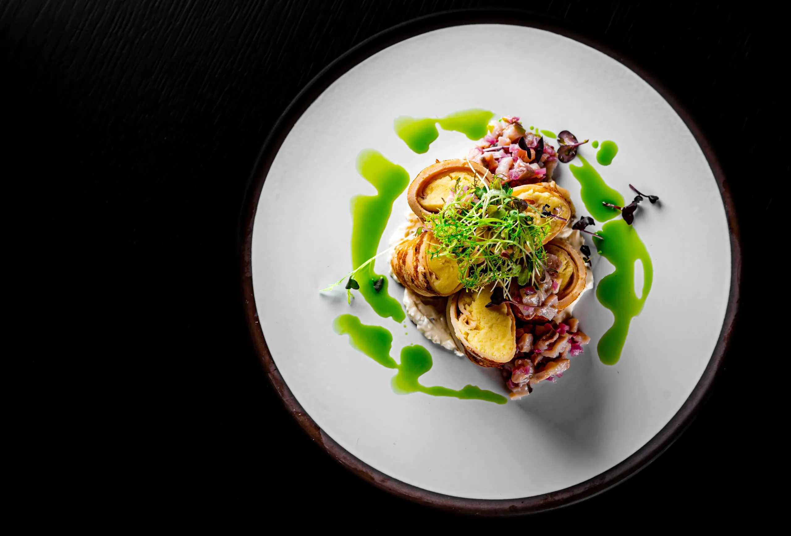 Plated Strati dish