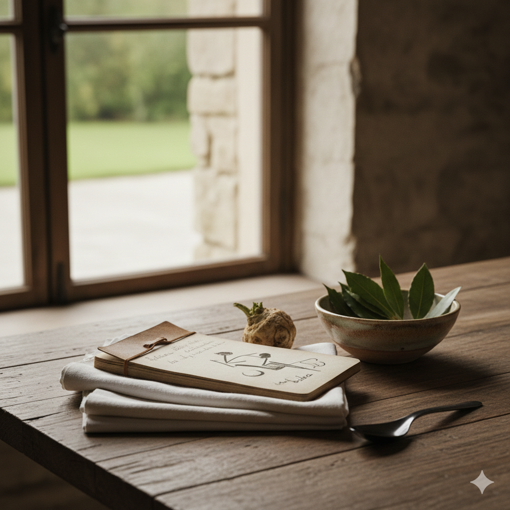 Research notes and inspiration behind Strati dishes