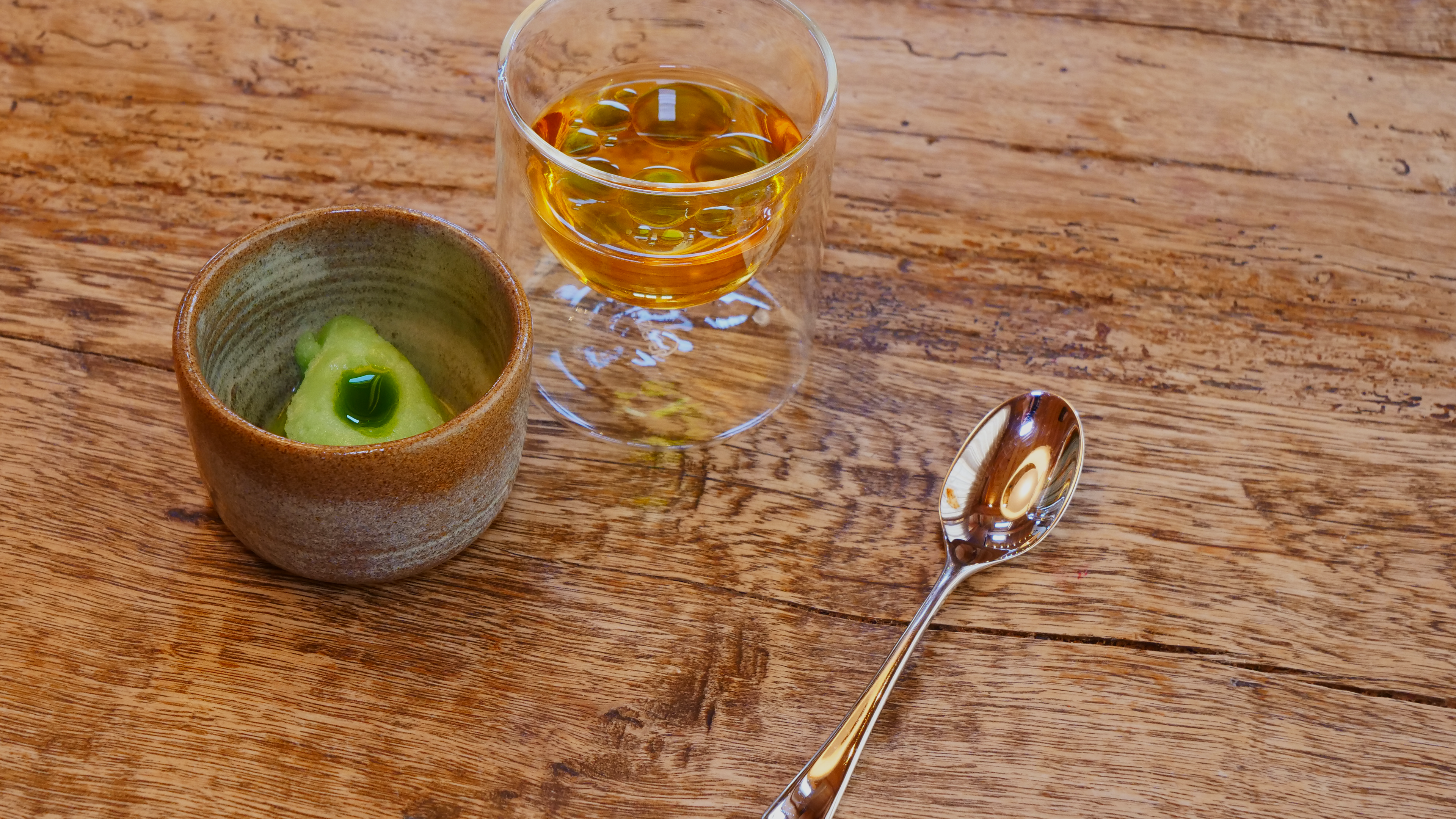Strati sorbet dish